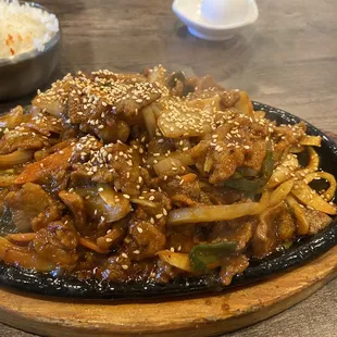 Jaeyuk Bokum - spicy pork with vegetables