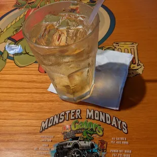 Double bourbon and ginger