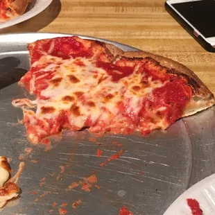 I was so hungry when I came here I forgot to take a picture of the whole pizza. It was amazing