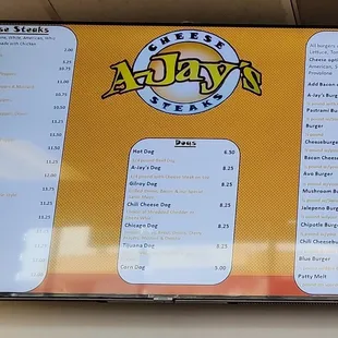 Menu (1 of 2) 2/20/2022