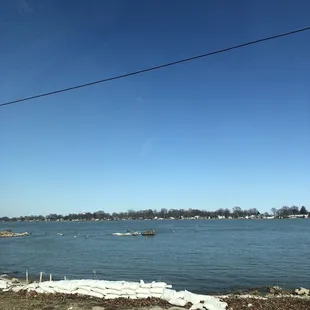 a view of a body of water