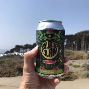 Beer from across the street from AK meats hee