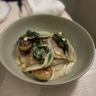 Rockfish entree