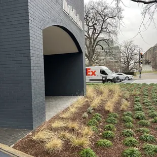 outside