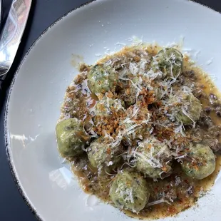 Dandelion Green Potato Gnocchi