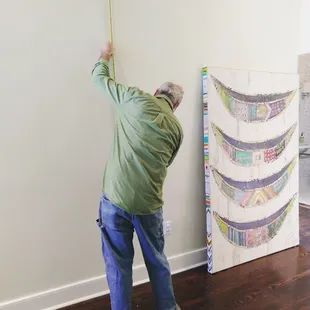 Professional art installation by appointment.