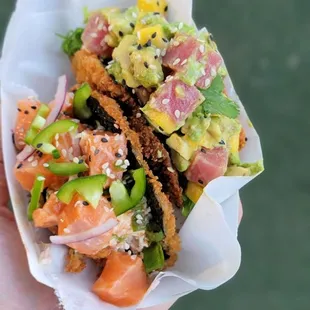 Taco tuesday tacos from pokekai