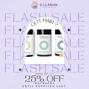 Unlock the secret to healthier, stronger hair with Nutrafol - now at 25% off!