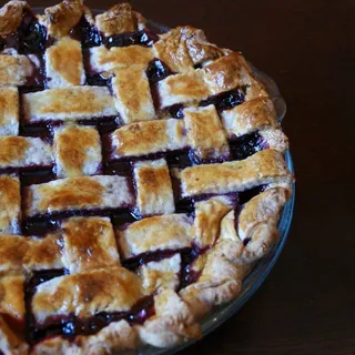 Marionberry & Hazelnut Pie