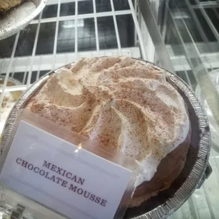 Mexican Chocolate Mousse Pie