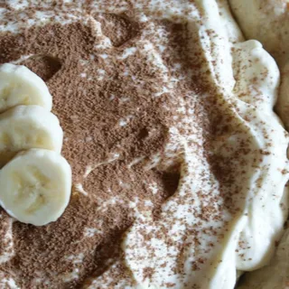 White Chocolate Banana Cream Pie