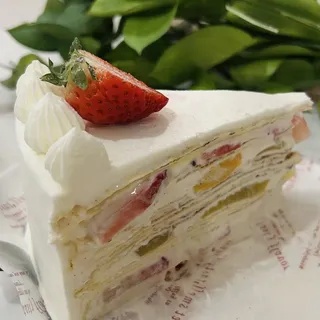 Fresh Fruit Crepe Cake