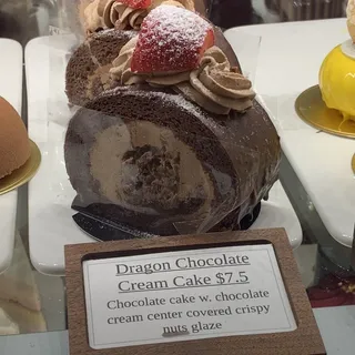 Dragon Chocolate cream cake