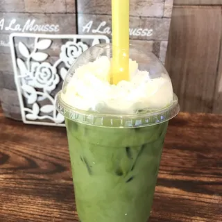 Iced Matcha Latte Float