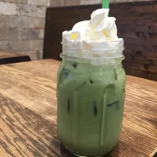 Milk Foam Matcha Tea