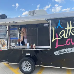 A Latte Love food truck.