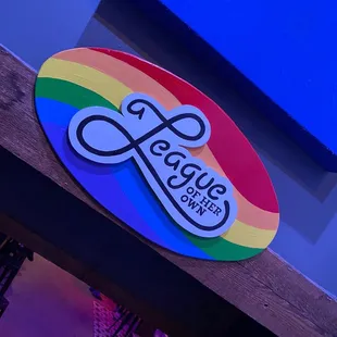 a sign for league of her own