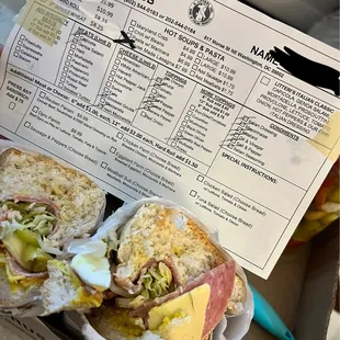 Instagram (see BYO Sub Sheet) vs Reality (see turkey + mustard sandwich they gave me).