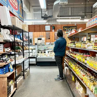 Deli is in the way back.