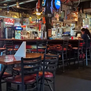 the interior of a restaurant