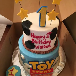 Toy Story 1st Birthday Cake