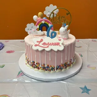 Lemon Raspberry cake (custom)