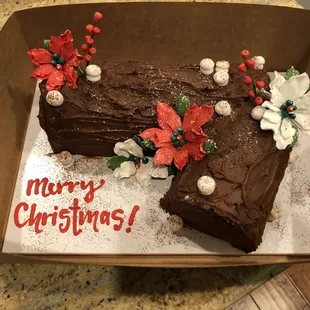 Fantastic Yule log!