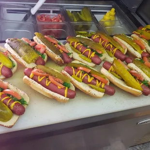 food, sandwich, hot dog, hot dogs