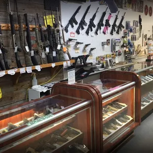 A wide selection of firearms, new and used, starting at $129.