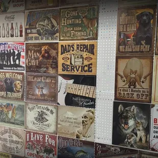 Signs for $9.95, 3 or more $8.95 each!