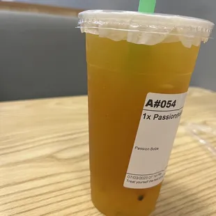 Passionfruit tea