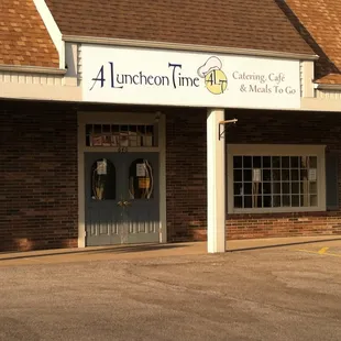 the front of a restaurant
