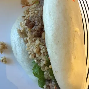 Gua bao minced meat