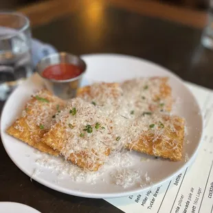 Fried ravioli