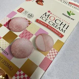 a box of mochi ice cream