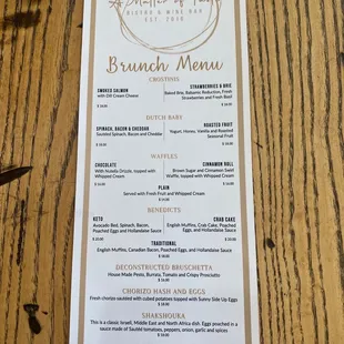 Brunch Menu  No longer does mimosas flights