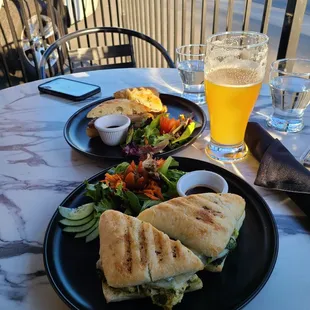 Tri tip sandwich Pesto sandwich