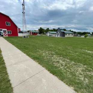 Barney yard. And other animal enclosures.