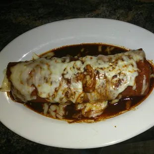 I asked for a fish burrito and got this.now i feel special for such an amazing burrito. Wet fish burrito is what its called