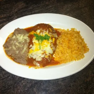 Hand made chile relleno!