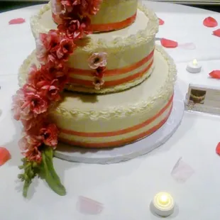 a wedding cake