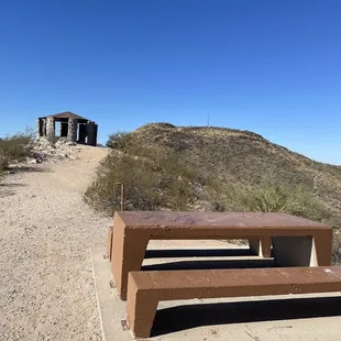 Stone gazebo on A Mountain