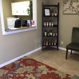 Clovis office waiting room.