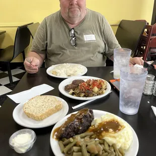 Meatloaf and Homemade Bread