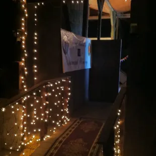 All decorated inside the winery!