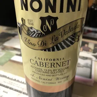 This Cabernet was great. It is mostly Cab Sauvignon, but is blended with another red varietal. Very nice wine.