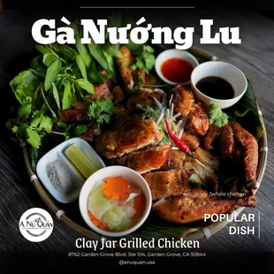Gà Nướng Lu - Clay Jar Grilled Chicken