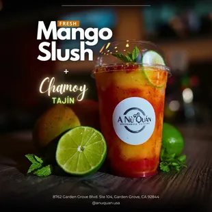 Mango Slush + Chamoy &amp; TAJIN