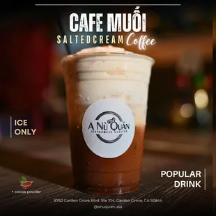 Cafe Muối - Salted Cream Vietnamese Coffee