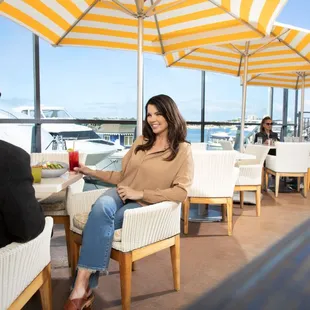 Enjoy waterfront dining!